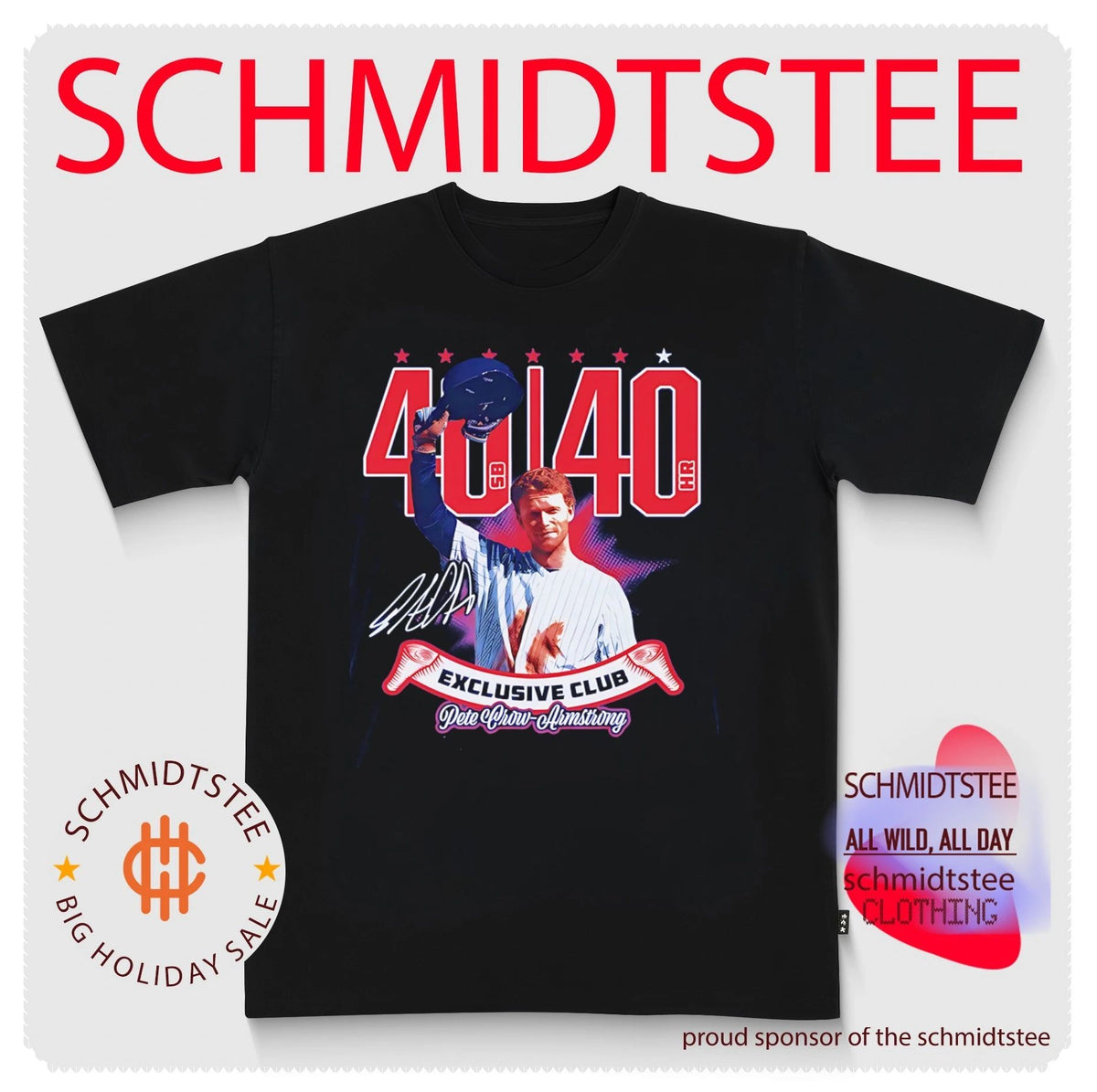 Pete Crow-Armstrong Chicago Cubs 40-40 Club Curtain Call signature shirt