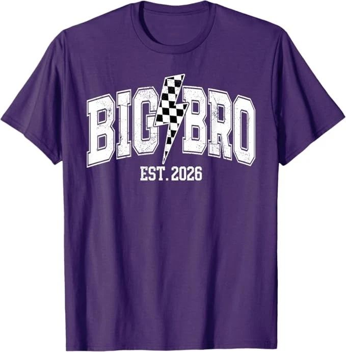 Big Bro Est 2026 New Big Brother Announcement Lightning Bolt T-Shirt