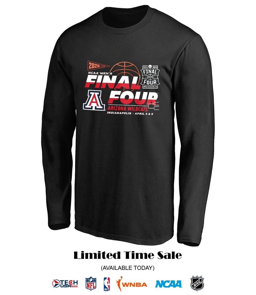Boban Marjanovic wearing Arizona Wildcats 2026 NCAA Men’s Basketball Final Four shirt