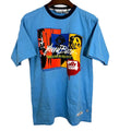 VTG JOHNNY BLAZE Welcome To My World Blue T-Shirt Streetwear Method Man Large