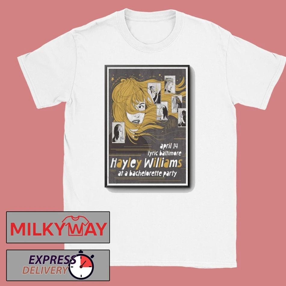 Hayley Williams Baltimore MD On Apr 14 2026 Tour Poster shirt