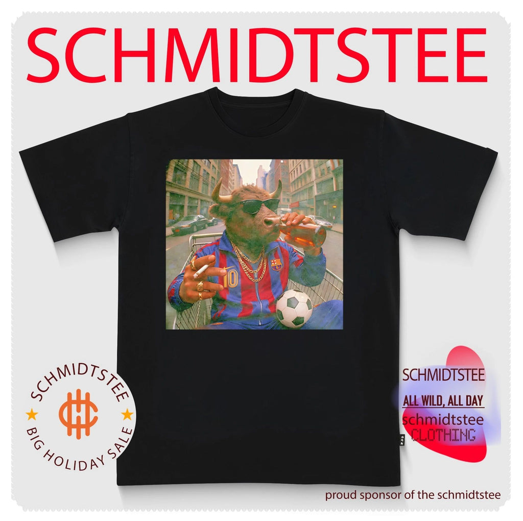 FC Barcelona number 10 jersey the bull that drinking beer shirt