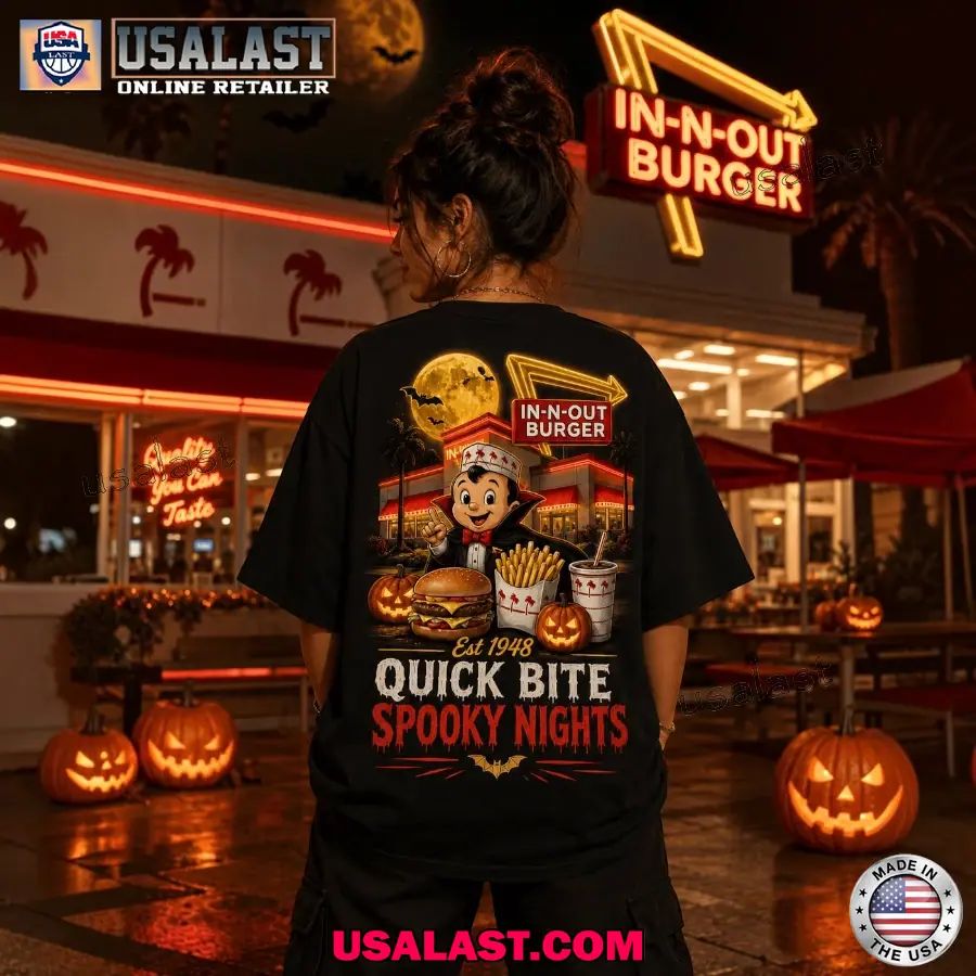 In-N-Out Burger Quick Bite Spooky Night Halloween 2026 T-Shirt