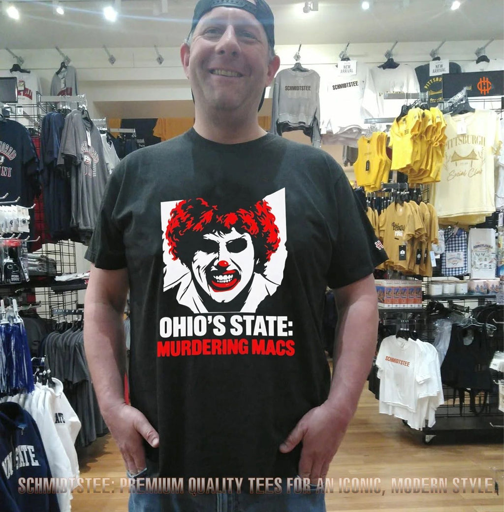 Ohio’s Tate Murdering Macs Clown shirt