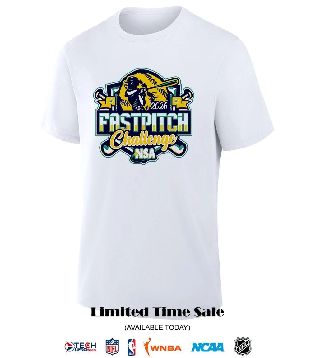 2026 NSA Fastpitch Challenge Fastpitch Tournament logo shirt