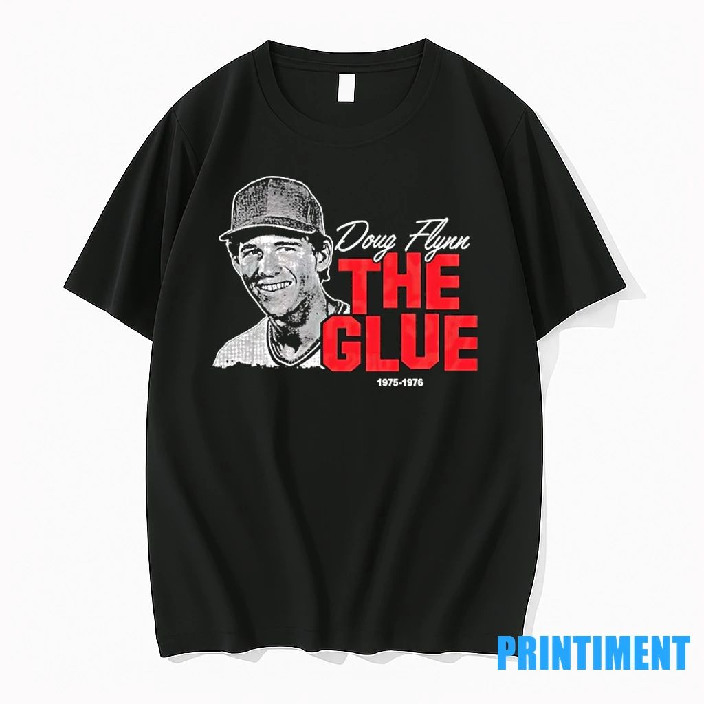 Doug Flynn The Glue Cincinnati Reds 1975 1976 Tshirts Sweater