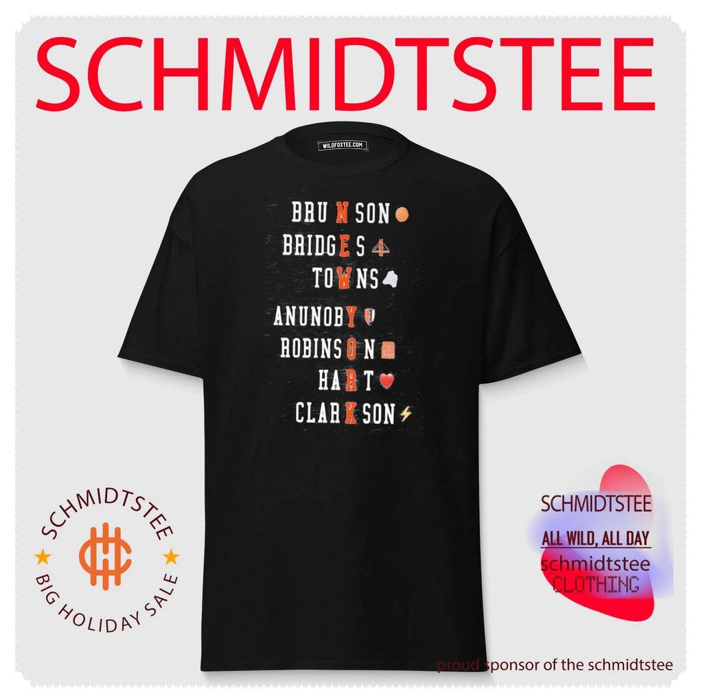 New York Knicks team members name shirt
