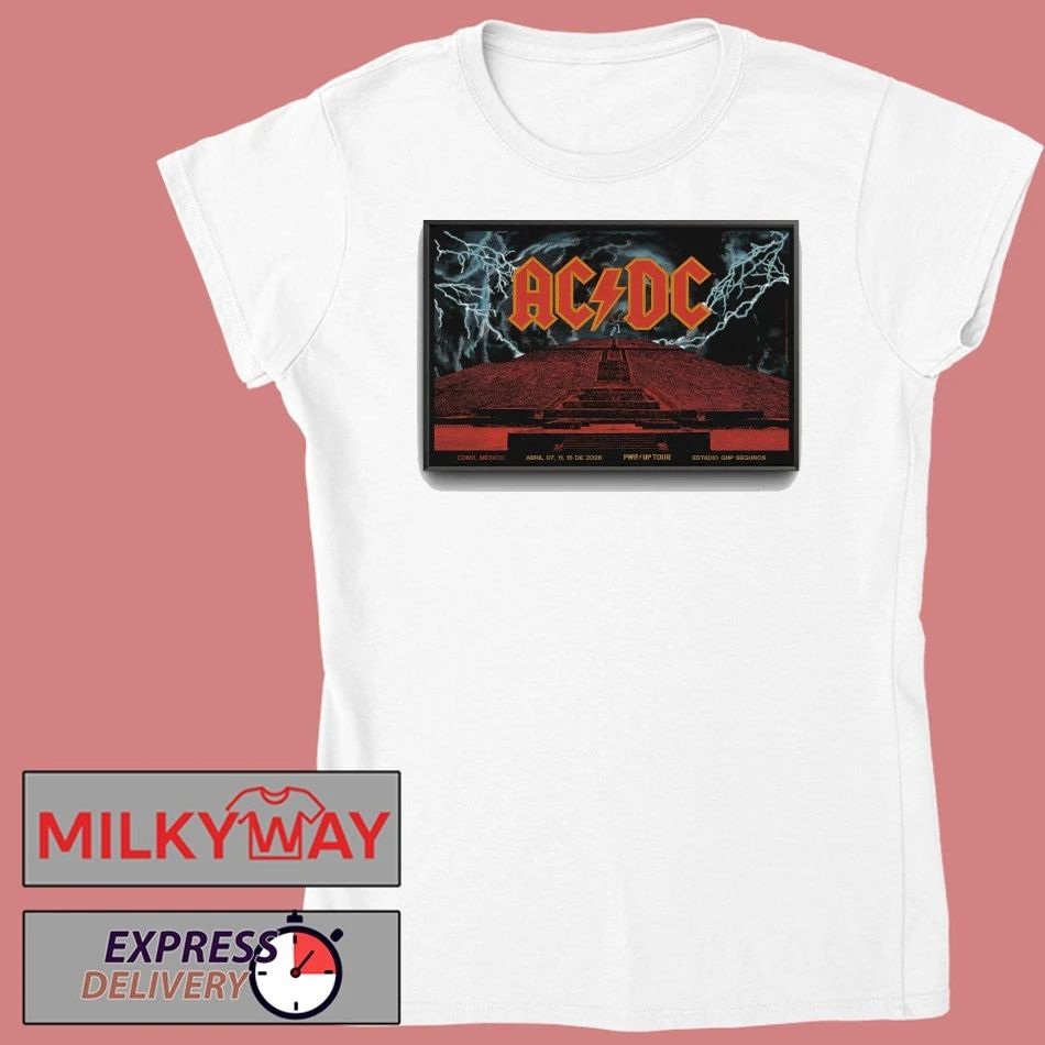 AC DC Up Tour CDMX México 2026 Poster shirt