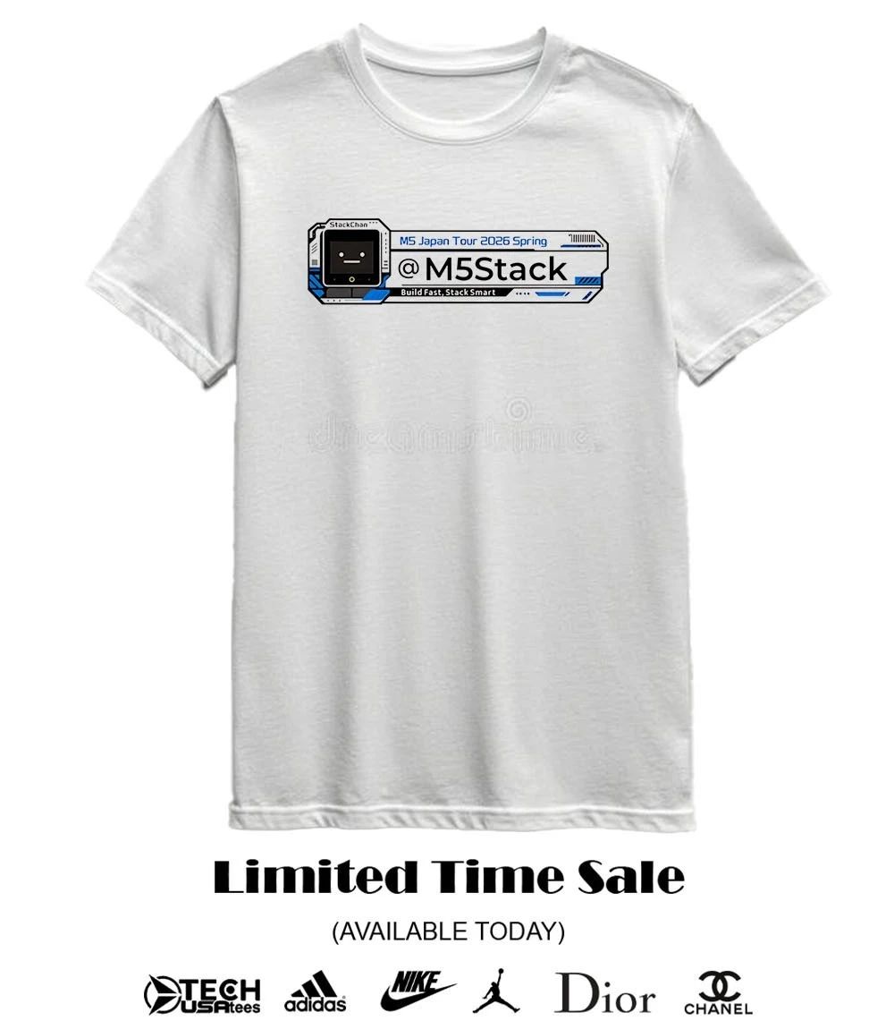 M5 Japan Tour 2026 Spring M5Stack shirt
