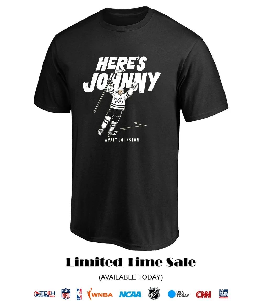 Here’s Johnny Dallas Stars Wyatt Johnston signature shirt