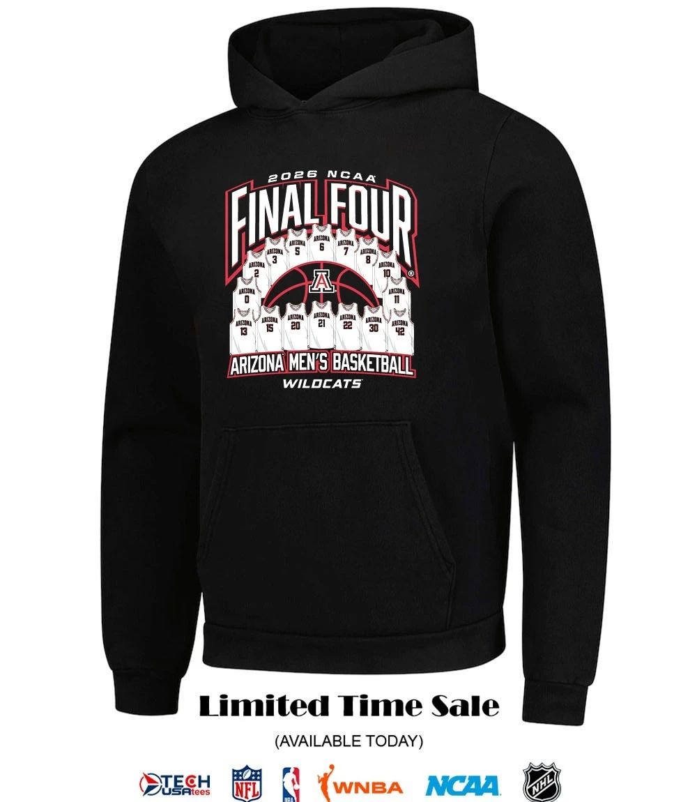 2026 NCAA Final Four Arizona Wildcats Men’s Basketball Jersey shirt