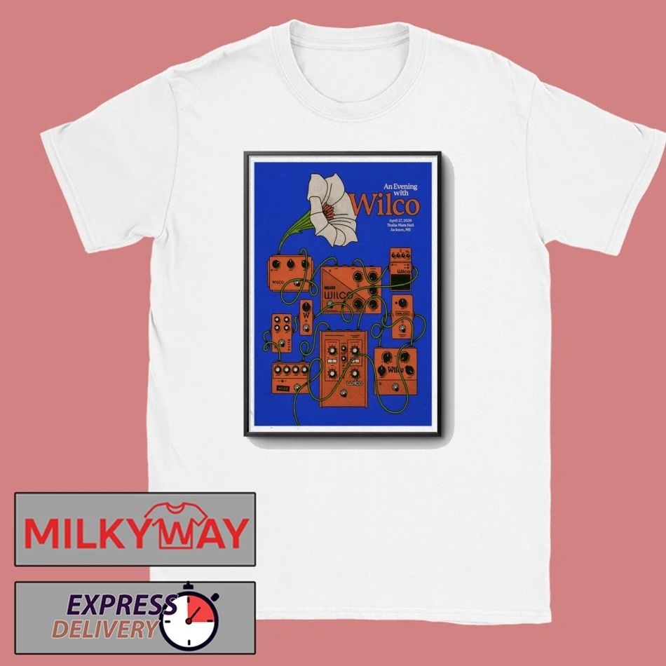 Apr 27 2026 Jackson MS Poster Wilco TOUR shirt