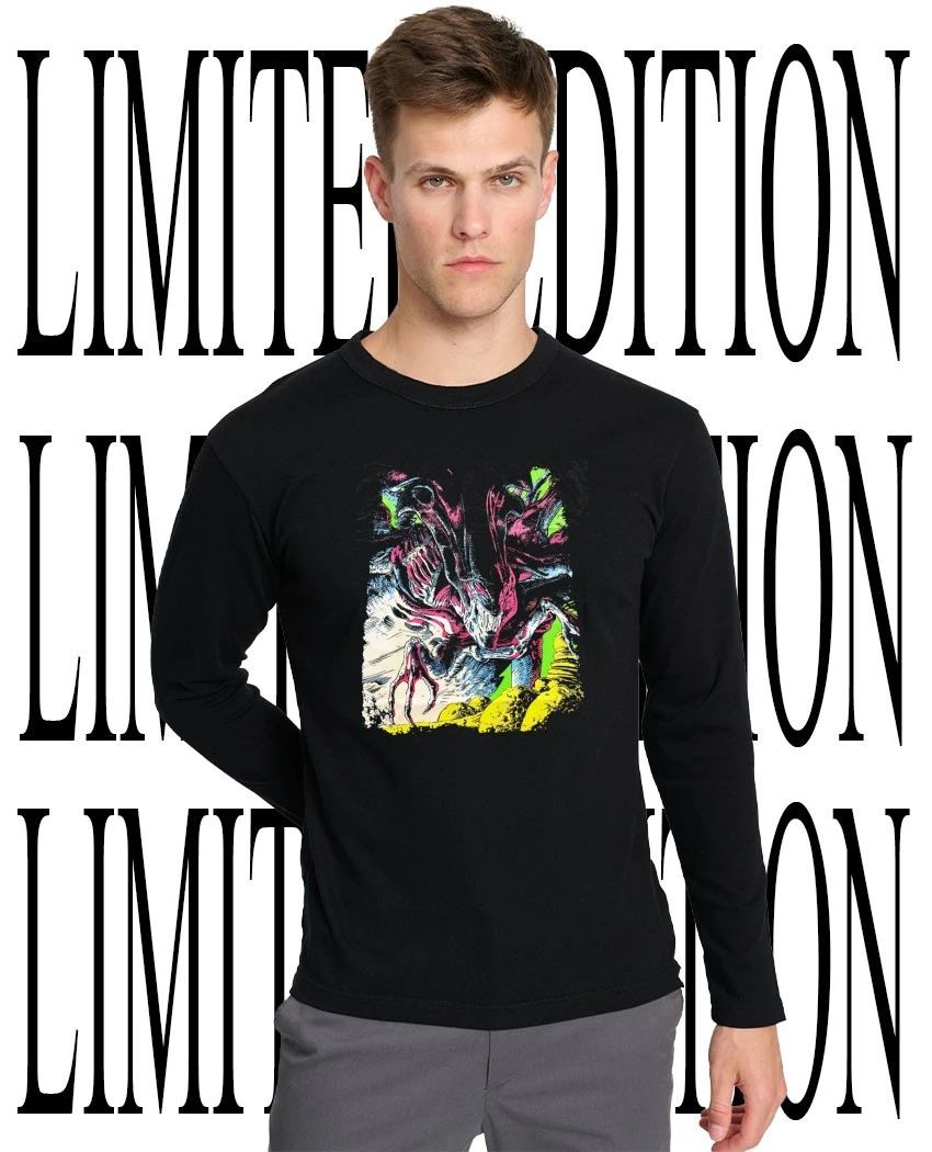 Alien Xenomorph neon vibrant tee