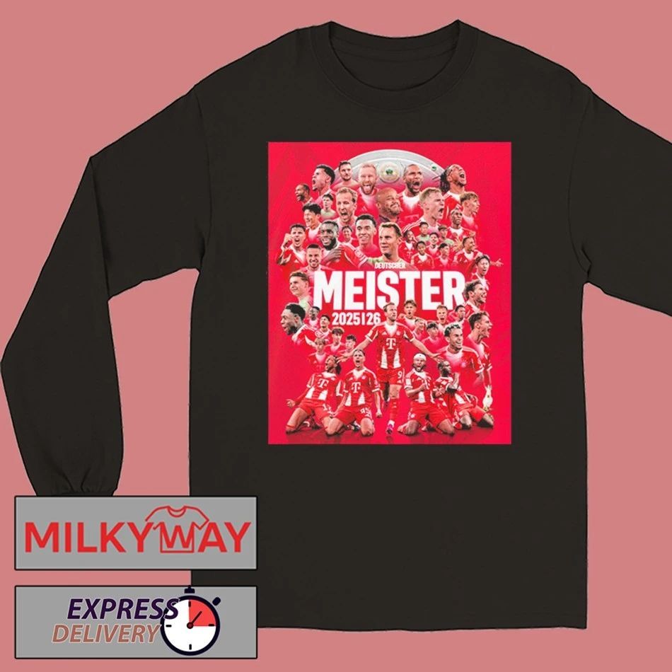 Congrats Bayern Munich Champions Bundesliga 2025 26 Deutscher Meister 2026 shirt