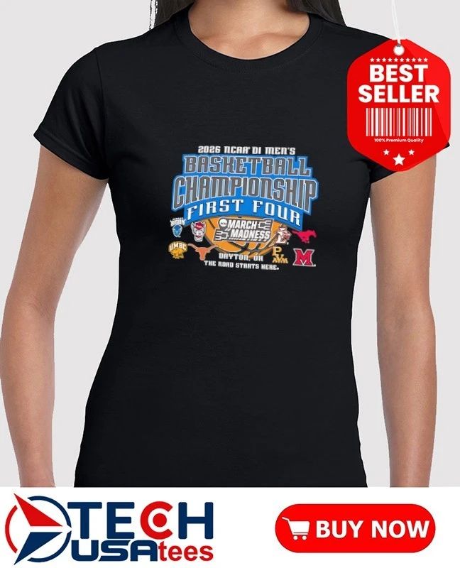 March Madness 2026 NCAA DI Men’s Basketball Championship First Four Dayton shirt