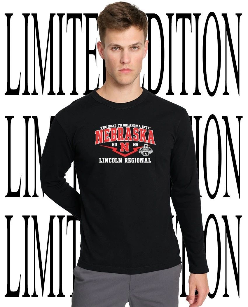 NCAA Nebraska Cornhuskers Softball Road to Oklahoma City 2026 DI Softball Championship Lincoln Regional t-shirt