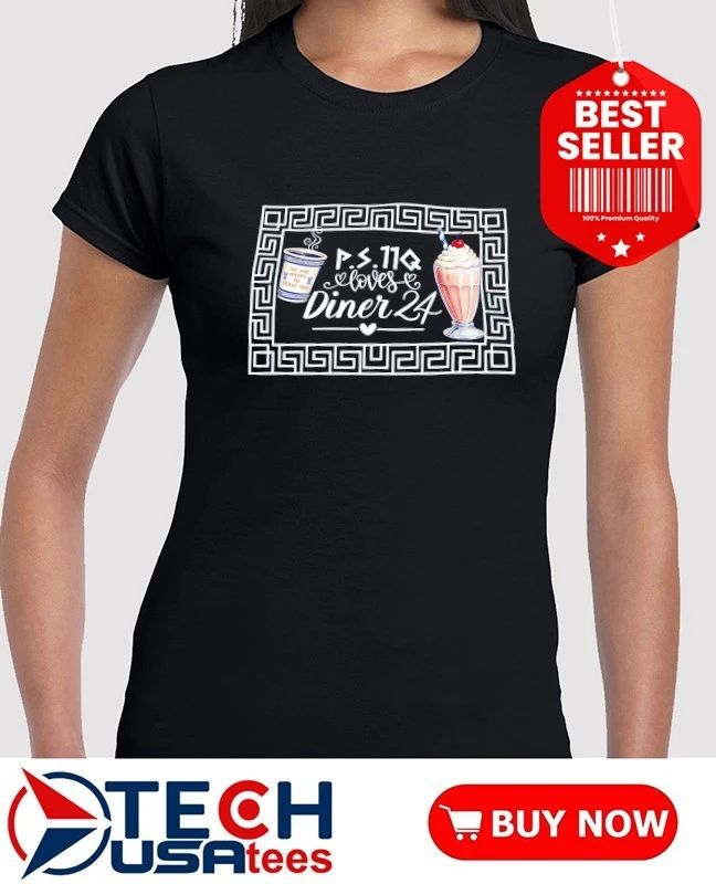 P.S. 11 Q loves Diner 24 ice cream shirt