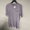 Carhartt Men’s Loose Fit Work Tshirt Pocket NEW medium Heather Lilac Purple