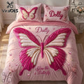 Dolly Shine Like a Butterfly Pink 3-Piece Bedding Set