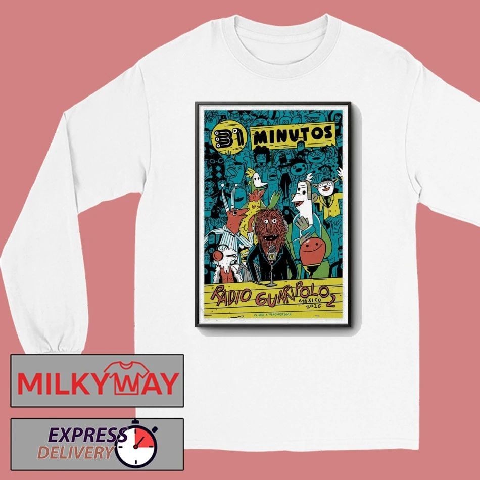 Radio Guaripolo Tour 2026 Enciclopedia 31 minutos Poster shirt