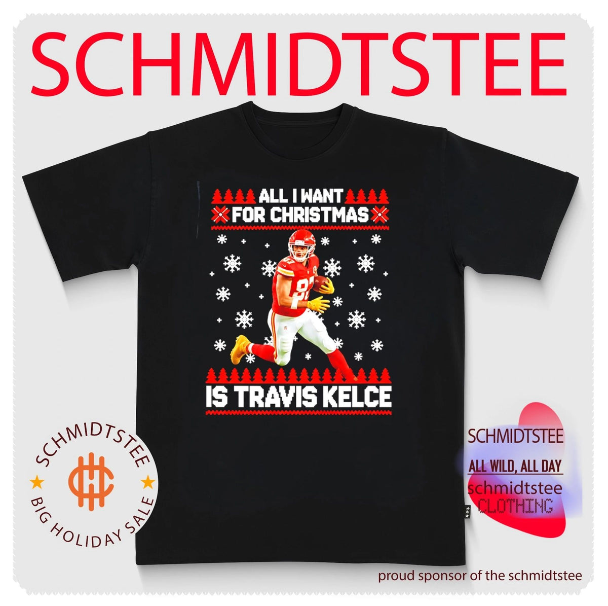 All I Want For Christmas Is Travis Kelce Kansas City Chiefs ugly shirt