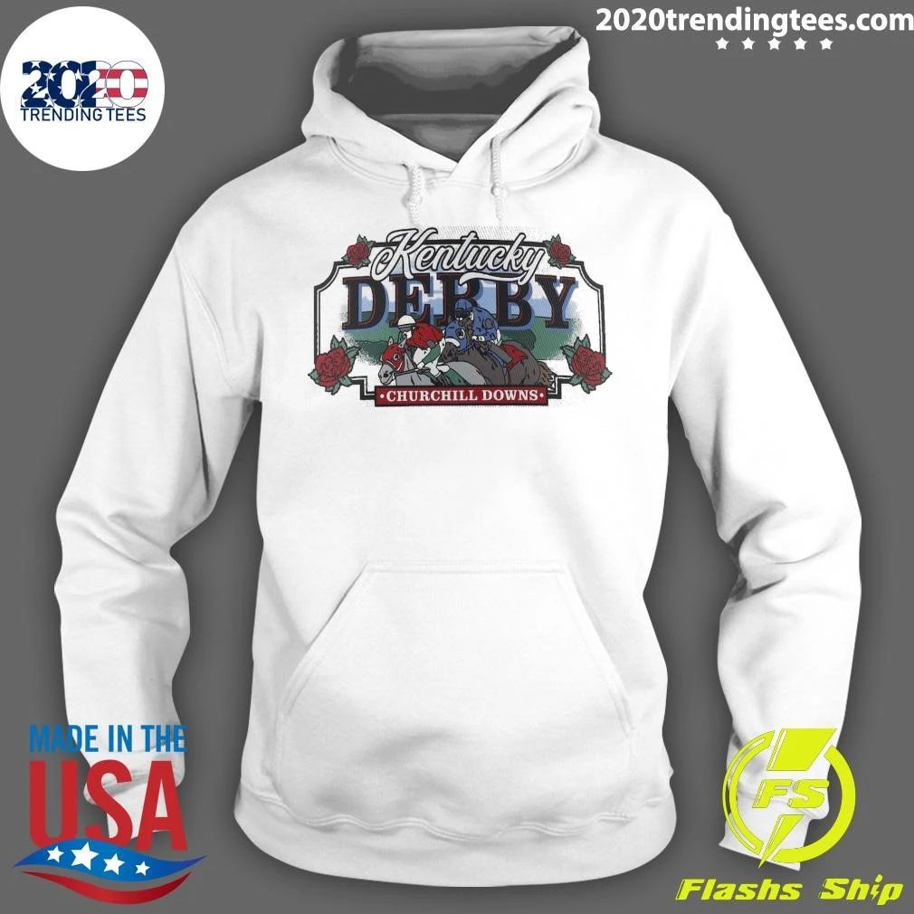 Kentucky Derby Churchill Downs Run For The Roses Retro Shirt