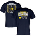Michigan Wolverine 2026 NCAA Men's Basketball National Champions Bracket T-Shirt