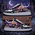 The Nightmare Before Christmas Gothic Halloween Low Top Sneakers
