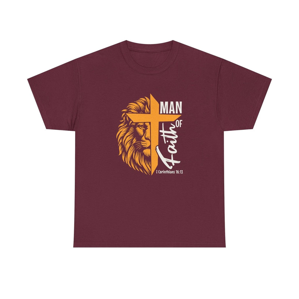 "Man Of Faith"  Cotton Tshirt
