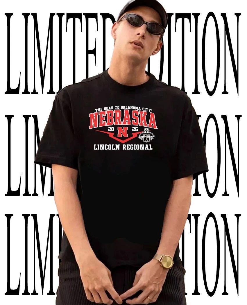 NCAA Nebraska Cornhuskers Softball Road to Oklahoma City 2026 DI Softball Championship Lincoln Regional t-shirt