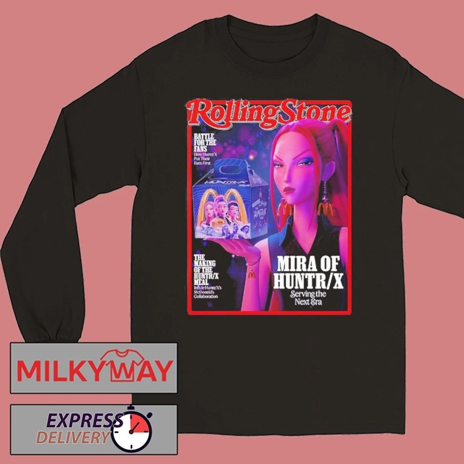 Rolling Stone K-Pop Demon Hunters x Mc Donald Collaboration Mira Of Huntrx The Making Of The Huntrx Meal shirt