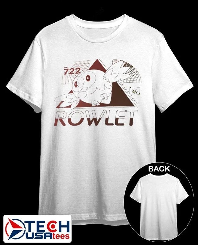 Rowlet grass type no. 722 shirt