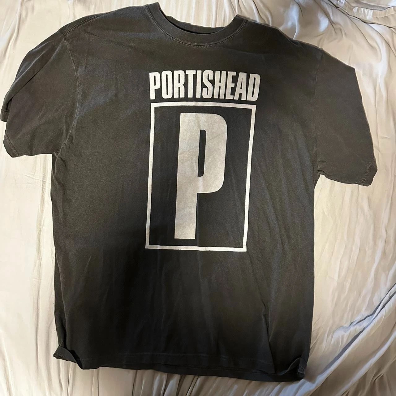 Vintage Portishead rock music band short sleeve black color shirt KV35118