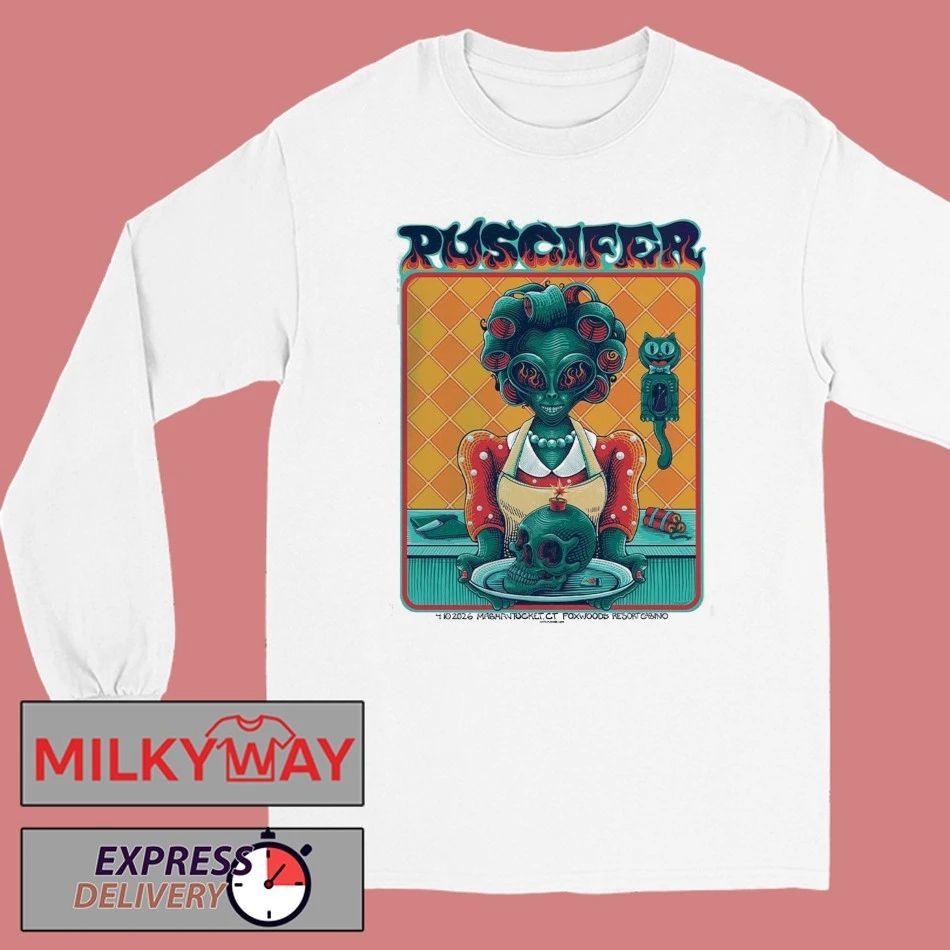 Puscifer Mashantucket Connecticut 2026 Gig Poster At Foxwoods Resort Casino On April 10 2026 T-Shirt