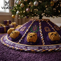 Omega Psi Phi Purple Bulldog Christmas Tree Skirt