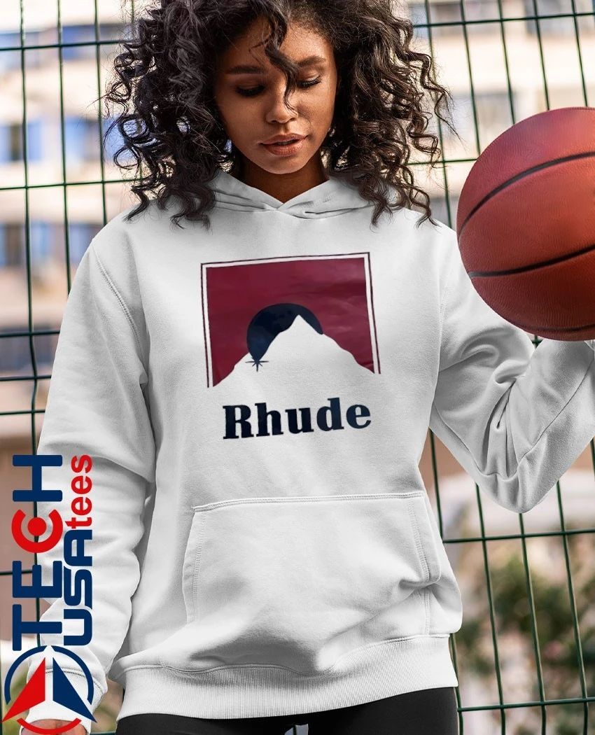Rhude mountain and moon logo shirt