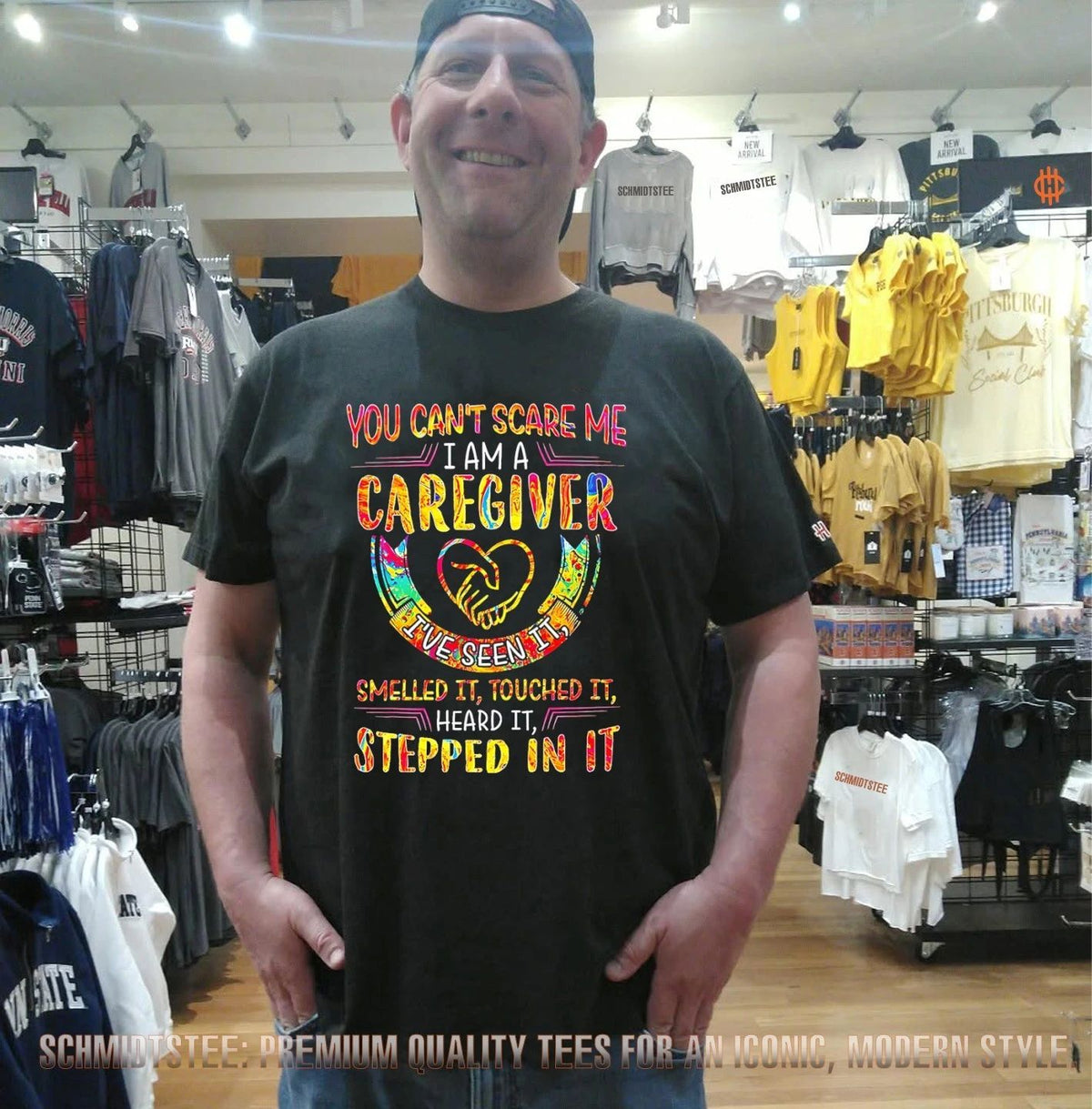 You can’t scare me I am a caregiver I’ve seen it smelled it touched it heard it stepped in it shirt
