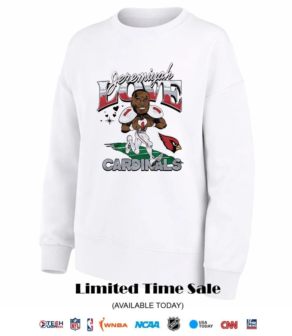 Arizona Cardinals Football Jeremiyah Love caricature shirt
