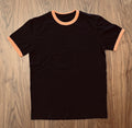 Johnson Motors - Ringer - NWOT - Jet Black/Orange - Medium (see pics/chart)