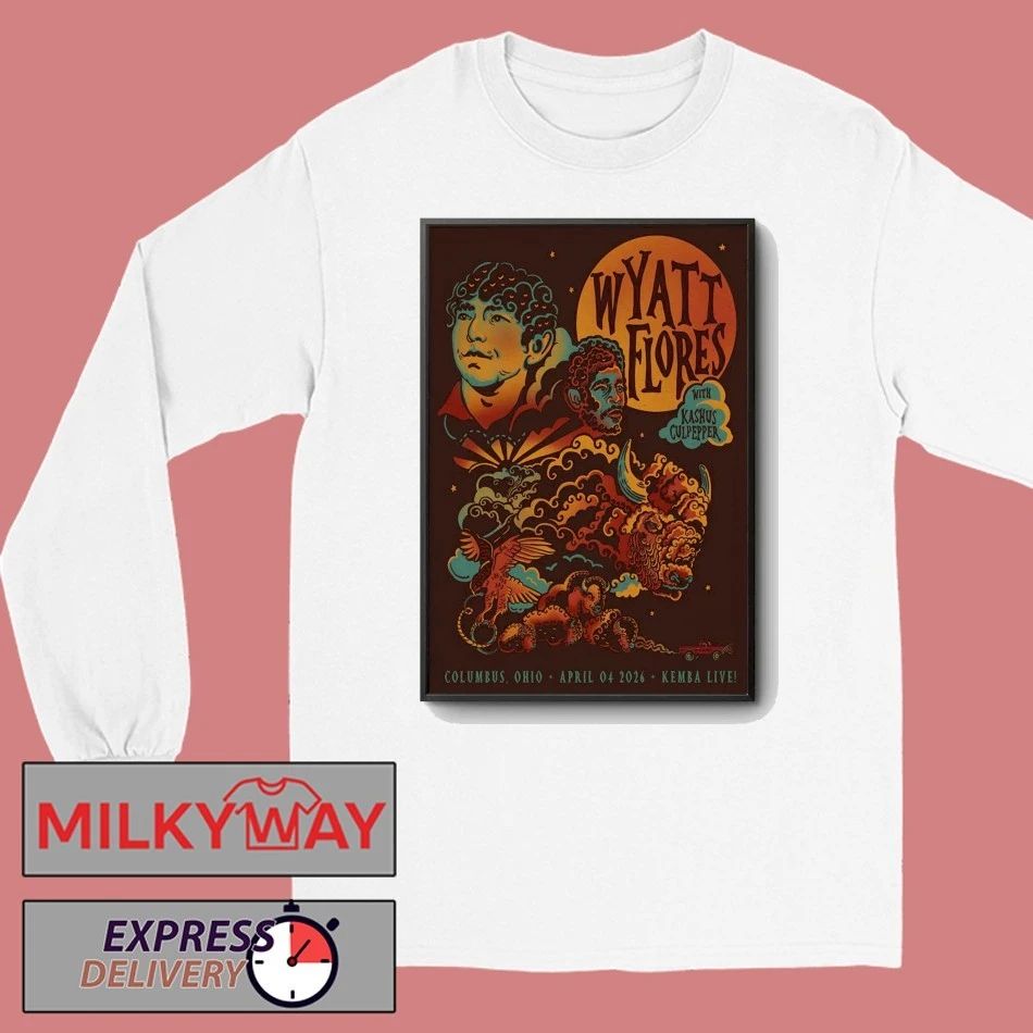Wyatt Flores Columbus OH On Apr 4 2026 Event Poster T-Shirt