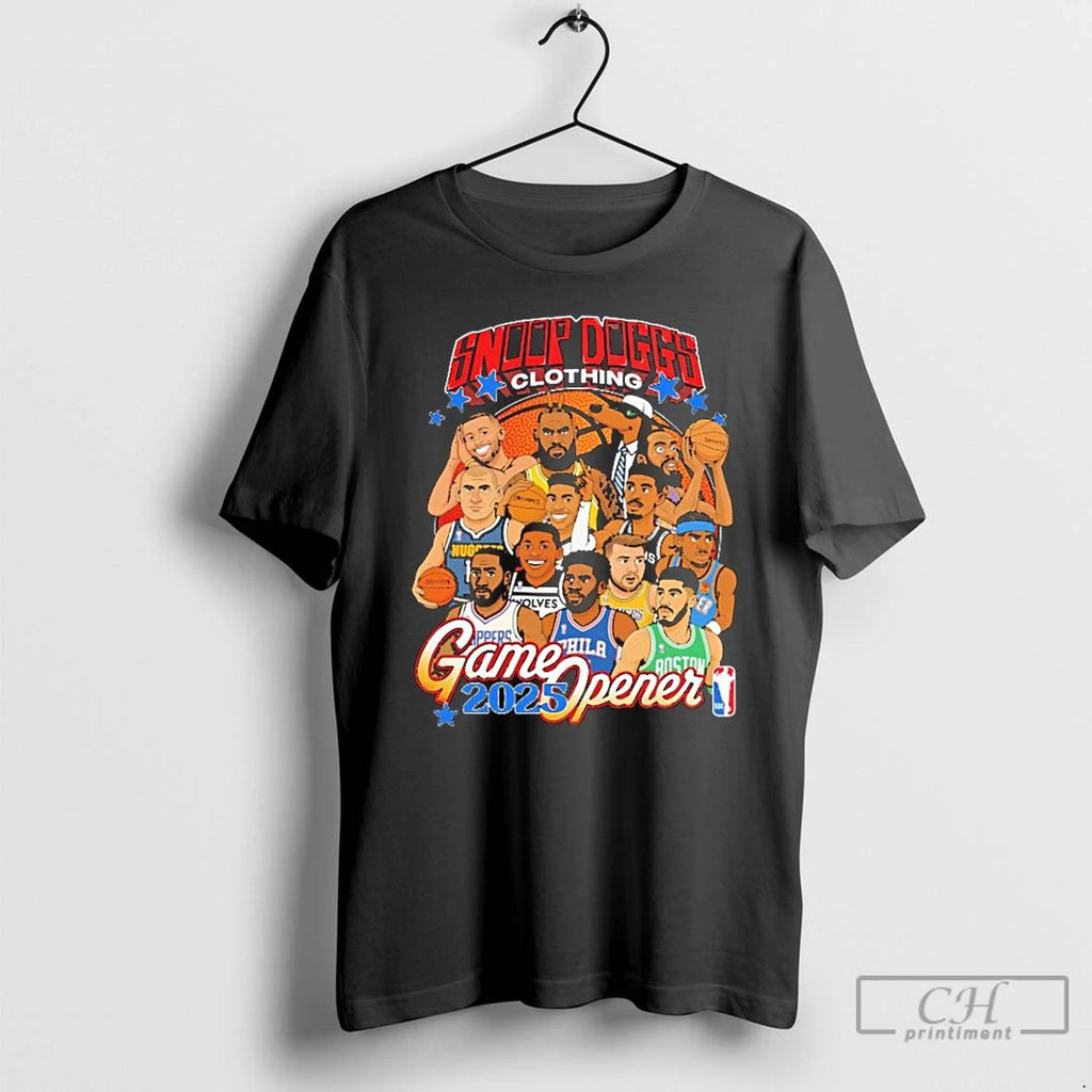 Classic Snoop Doggs Clothing Game Opener 2025 Several Nba Players T Shirts