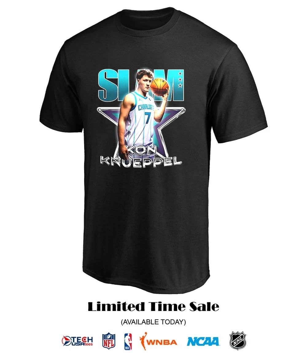 SLAM Kon Knueppel Charlotte Hornets shirt by slamgoods