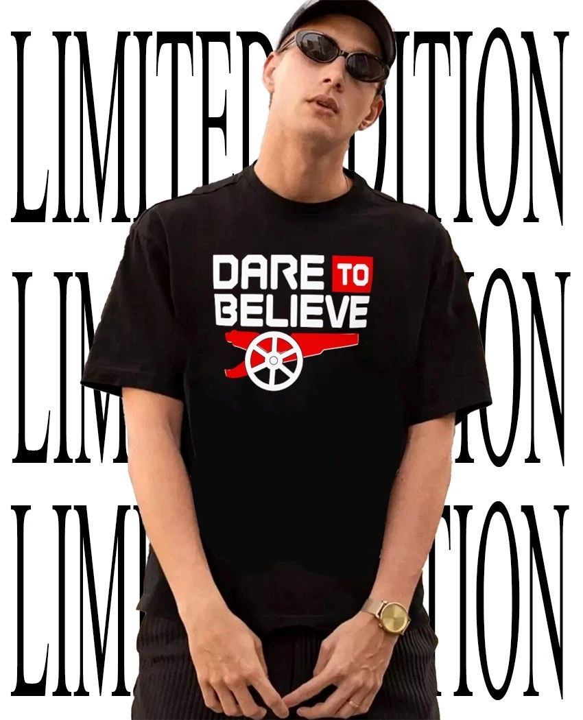 Arsenal FC Dare to Believe shirt