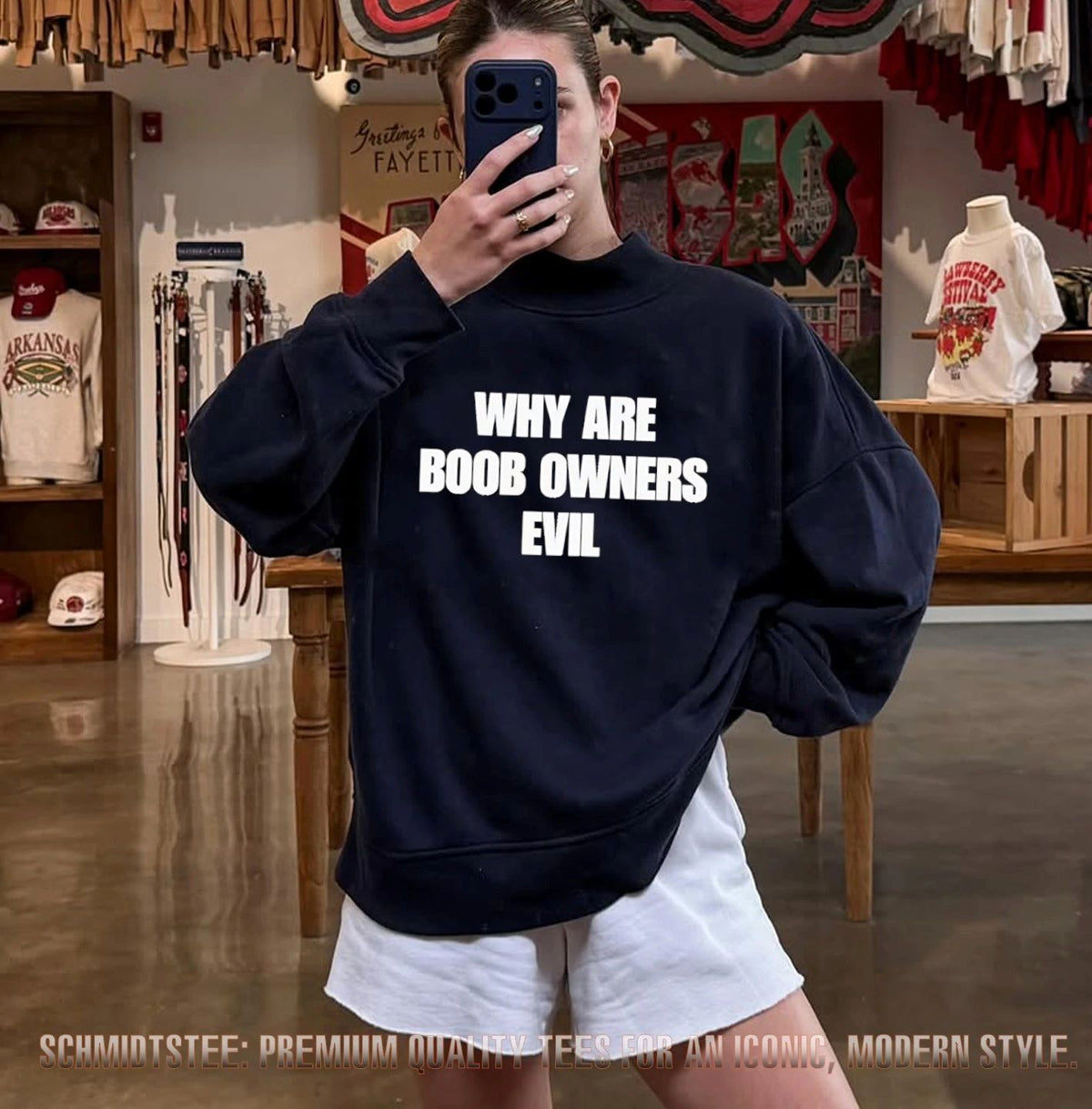 Why Are Boob Owners Evil shirt