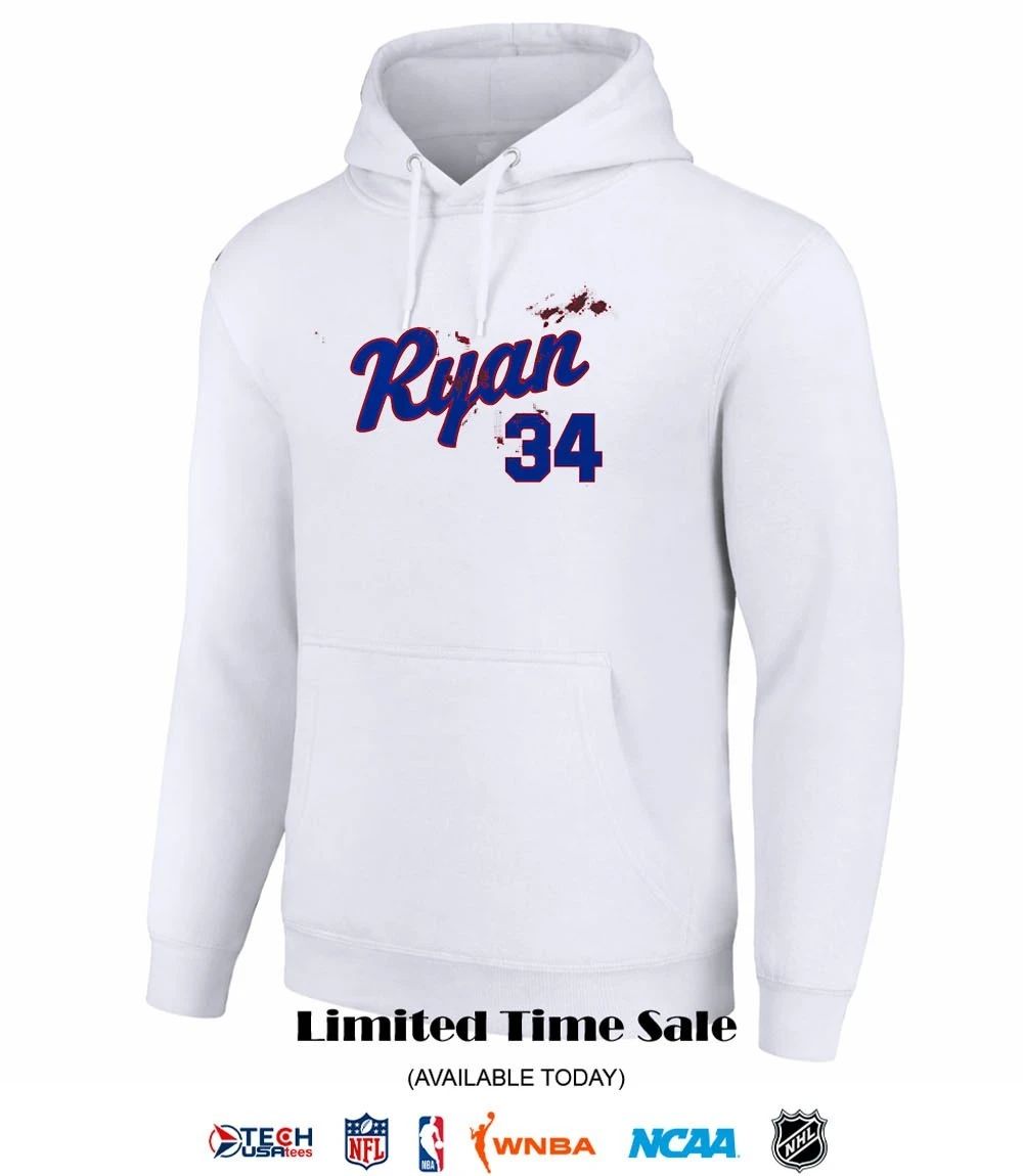 Nolan Ryan #34 Texas Rangers Bloody shirt