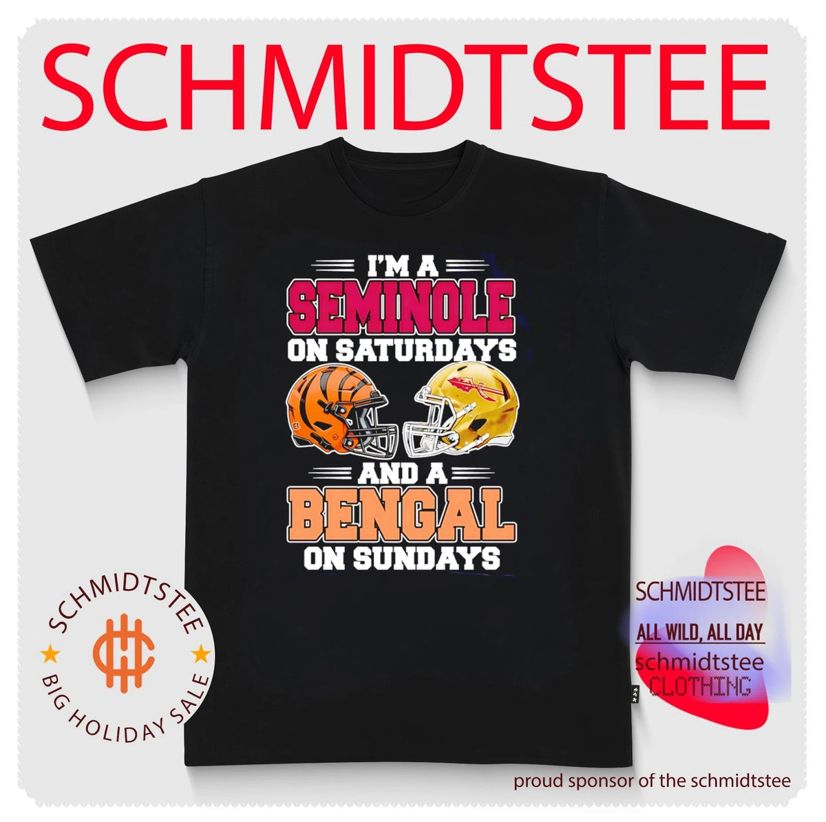 I’m a Seminole on Saturdays and a Bengal on Sundays shirt