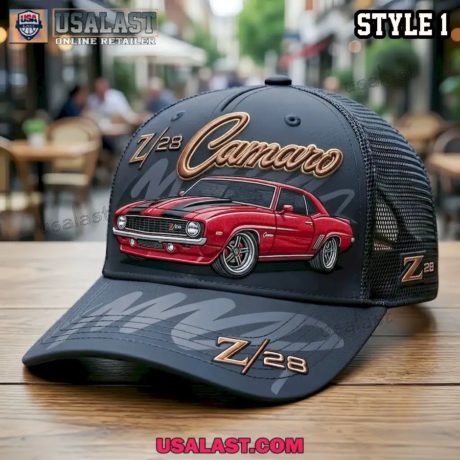 Chevrolet Camaro Z28 Vintage Muscle Car Trucker Hat