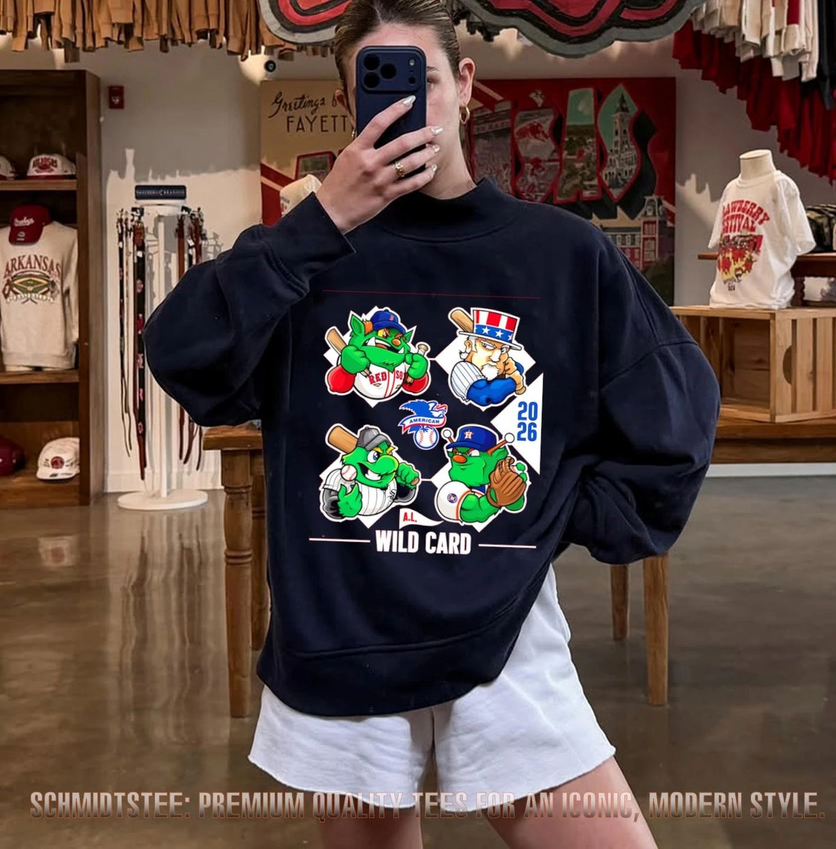 2026 AL Wild Card American League Baseball Collage shirt