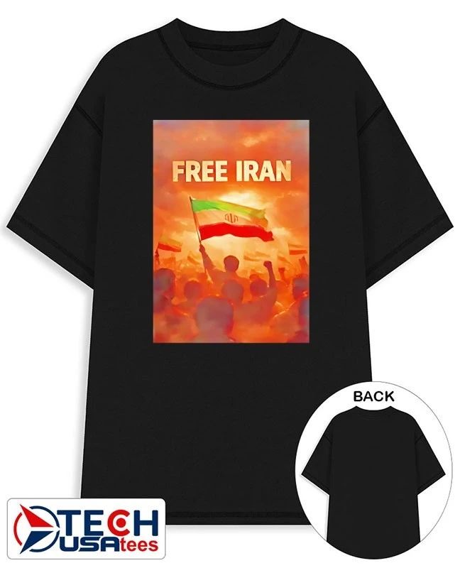 Free Iran graphic shirt
