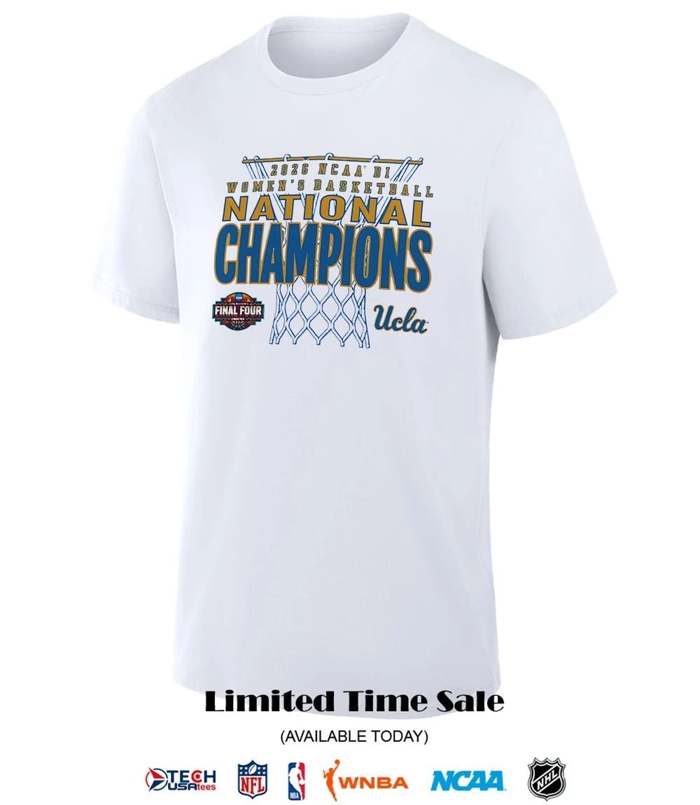UCLA Bruins 2026 NCAA Women’s Basketball National Champions The Net shirt